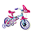 Bicicleta Aro 12 Barbie Infantil - Imagem 1