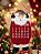 Calendário Contagem Regressiva Para O Natal Papai Noel - Imagem 1