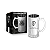 Caneca de Vidro Metalic 480mL Corinthians - Imagem 1