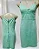 Vestido verde TAM 40 - Imagem 1
