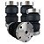Kit 04 Bolsas GOMADA De Suspenção Ar GRANDE 8mm/10mm - Imagem 1