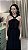 Vestido Midi Decote Nadador - Preto - Imagem 3