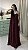 Vestido Longo Gotas - Vinho - Imagem 4