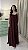 Vestido Longo Gotas - Vinho - Imagem 1