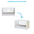 Berço Americano Rattan 2 em 1 Mini Cama Coleção Fofura - Imagem 6