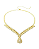 Colar Estilo Indiano com Zircônias Cravejadas Joia Luxo Feminina - Imagem 1