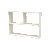 Nicho Com Prateleira Divisória Decoração Branco Còd.801 - Imagem 1