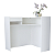 Balcão em L Para Atendimento Caixa Comércio Branco Cód.200 - Imagem 1