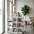 Balcão Central Com Nichos Para Loja Comércio Modular Branco Cód.206 - Imagem 2