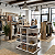 Balcão Central Com Nichos Para Loja Comércio Modular Branco Cód.206 - Imagem 1
