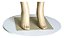 Kit 2 Tablados 50cm Redondo Base Manequim Expositor Branco Cód.402 - Imagem 3