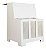 Expositor Dispenser de Ração Pet Box 6 Divisões Com Vidro Branco Cód.506 - Imagem 2