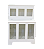 Expositor Dispenser de Ração Pet Box 6 Divisões Com Vidro Branco Cód.506 - Imagem 3
