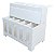 Dispenser De Ração Expositor 10 Divisões Modelo Osso Com Vidro Branco Cód.511 - Imagem 2