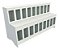 Expositor Dispenser de Ração Pet Box 18 com Vidro Branco Cód.518 - Imagem 1