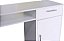 Escrivaninha Mesa Multiuso Com 1 Gaveta e 1 Porta Branco Cód.700 - Imagem 3