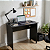 Escrivaninha Multiuso Dobrável Home Office Preto Cód.701 - Imagem 2