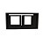 Kit 3 Nichos Preto Decorativo Para Quarto Sala Cód.803 - Imagem 2