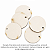 Bolachas 5cm Mdf Com Furo Pintura Chaveiro Circular Bases Artes Apliques - Imagem 6