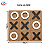 Kits de Jogos Da Velha Brinquedos Presente Lembrança Kids Cru ou Branco - Imagem 8