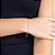 Pulseira Fina Com Fio Torcido Banhada A Ouro 18K - Imagem 2