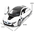 Miniatura BMW I8 Escala 1:36 - Imagem 3