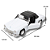 Miniatura Mercedes-Benz 190 SL 1955 Escala 1:36 - Imagem 3