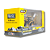 Miniatura Trator Escavadeira 1704 Forklift Huina Toys Escala 1:50 - Imagem 6