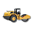 Miniatura Caminhão Compressor de Estradas 1715 Forklift Huina Toys Escala 1:50 - Imagem 1