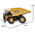 Miniatura Caminhão Articulado 1812 Forklift Huina Toys Escala 1:60 - Imagem 3
