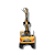 Miniatura Trator Escavadeira 1810 Forklift Huina Toys Escala 1:60 - Imagem 4