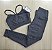 Conjunto de Legging Texturizado Ondas - M (com top modelo Energia) - Imagem 1