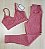 Conjunto de Legging Texturizado Pedrinhas - G (com top modelo Atitude) - Imagem 2