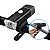 Farol Bicicleta Bike Led Iluminação Luz 180 Lumens Segurança Trânsito Sensor - Imagem 2