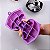 Forma De Gelo Silicone Roxo 15 Cubos Com Tampa - Imagem 2