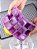 Forma De Gelo Silicone Roxo 15 Cubos Com Tampa - Imagem 3