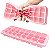 Forma De Gelo Silicone Com Tampa 36 Cubos Flexível Cor Rosa - Imagem 3