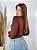 Body Poliamida ML Marrom Gola Alta - Imagem 2