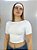 Cropped Poliamida Branco Francine - Imagem 1