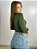 Body Poliamida ML Verde Gola Alta - Imagem 2