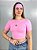 Cropped Poliamida Rosa Francine - Imagem 1