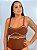 Body Tricot Marrom Two Color - Imagem 1
