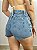 Short Jeans Flor Crochê - Imagem 3