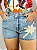 Short Jeans Ramo Bordado - Imagem 1