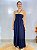 Vestido Longo Gabriela Azul Marinho - Imagem 1