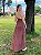 Vestido Longo Rafaela Marrom - Imagem 3