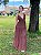 Vestido Longo Rafaela Marrom - Imagem 1