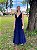 Vestido Longo Rafaela Azul Marinho - Imagem 1