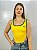 Body Canelado Brasil Amarelo - Imagem 1