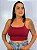 Cropped Poliamida Basic Vinho - Imagem 1